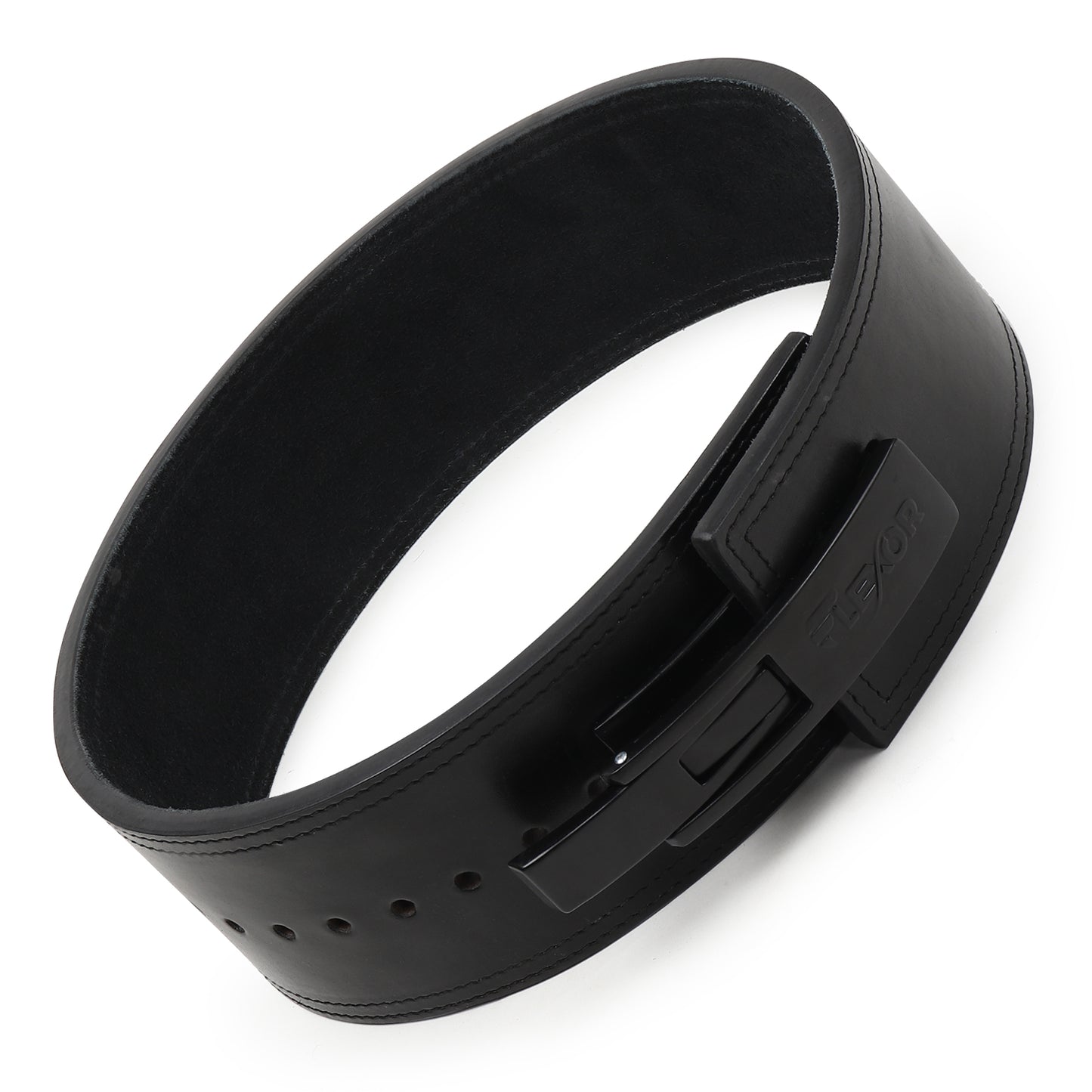 10mm All Black Powerlifting Lever Belt