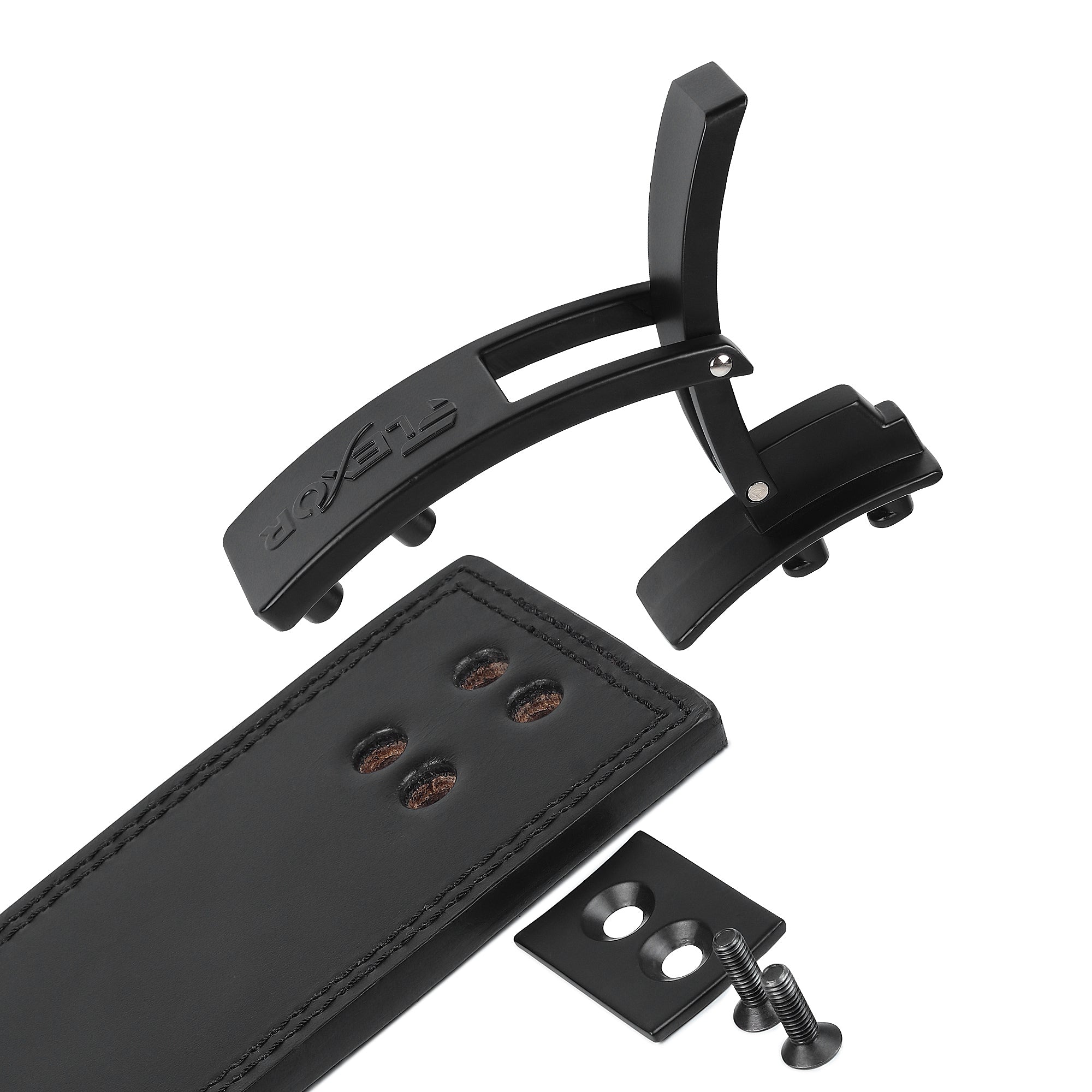 Flexor 10mm Micro-Adjustable Powerlifting Lever Belt (All Black)