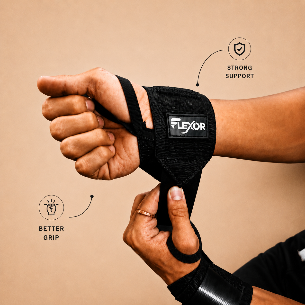 18’’ Wrist Wraps - Flexible