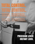 10mm Micro-Adjustable Lever Belt - White