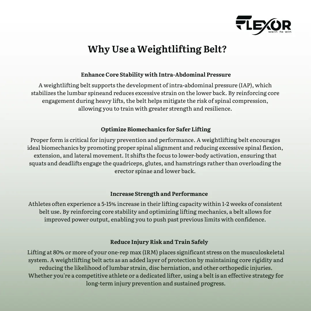 10mm White-Belt White-Buckle Powerlifting Lever Belt - Flexor