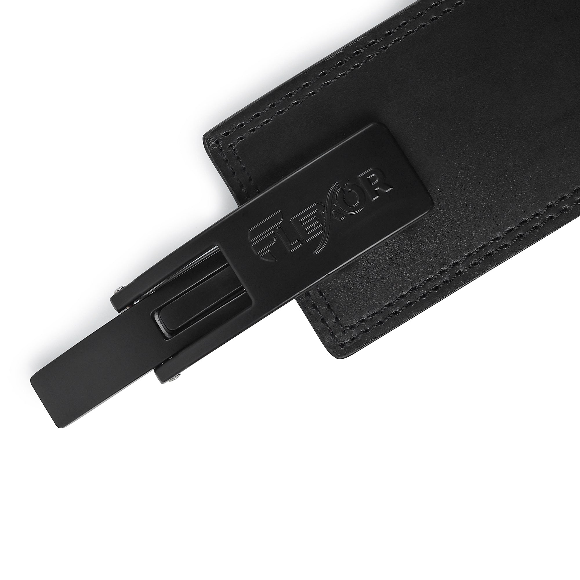 Flexor 10mm Micro-Adjustable Powerlifting Lever Belt (All Black)