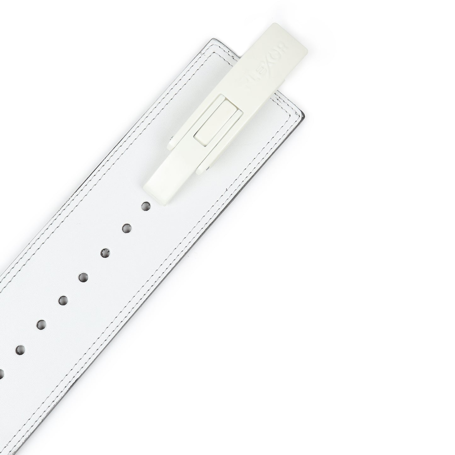 10mm White-Belt White-Buckle Powerlifting Lever Belt