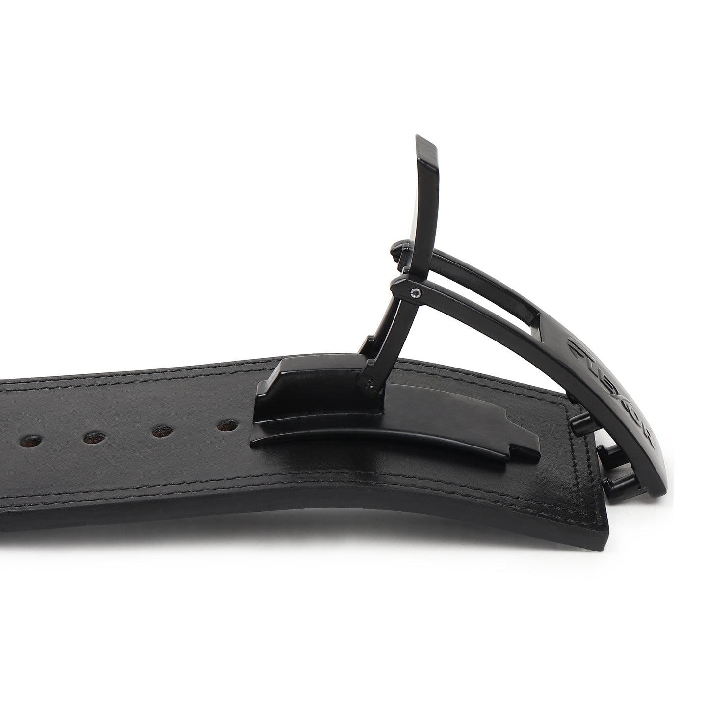 10mm All Black Powerlifting Lever Belt