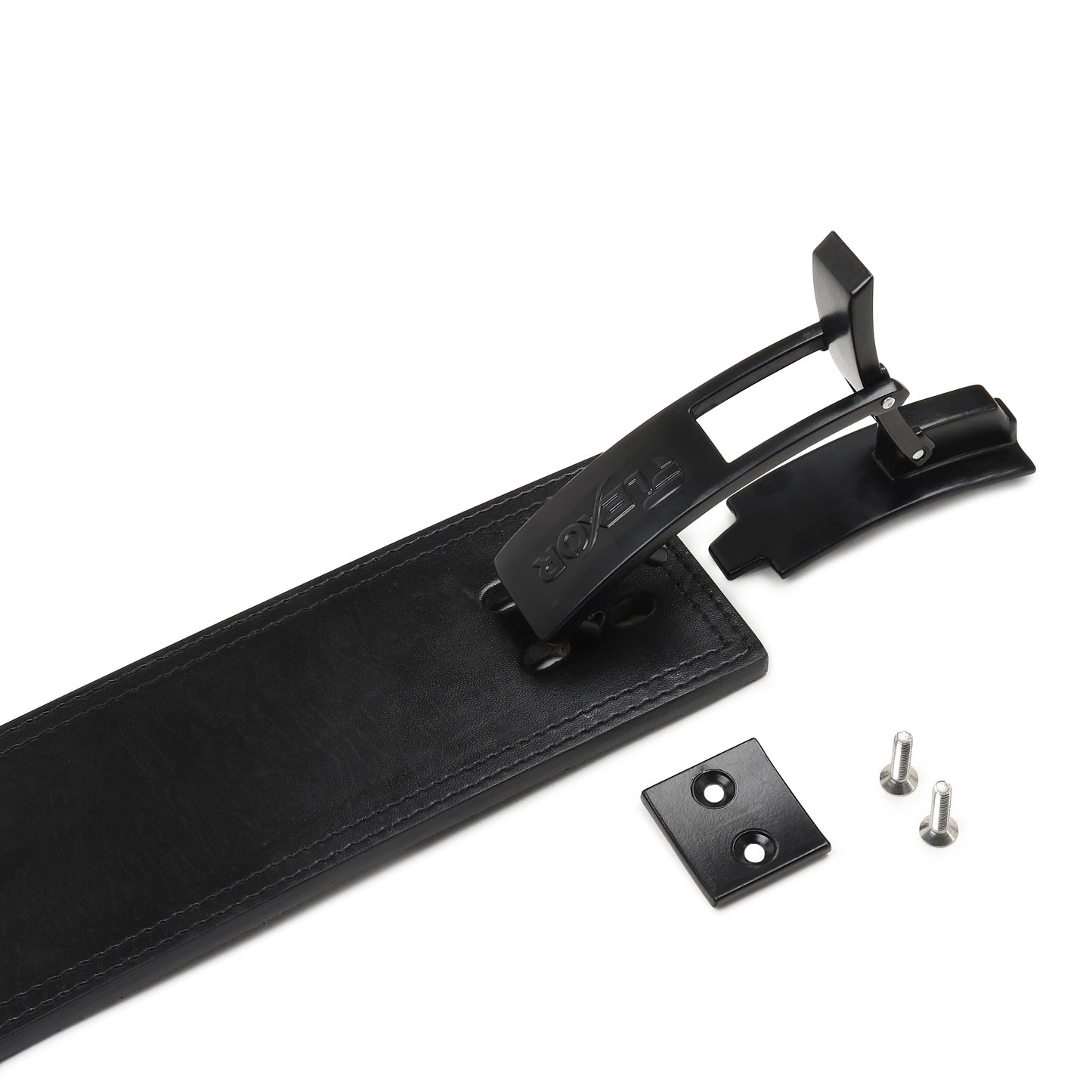 10mm All Black Powerlifting Lever Belt