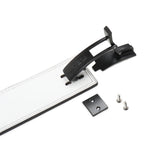 10mm White-Belt Black-Buckle Powerlifting Lever Belt - Flexor