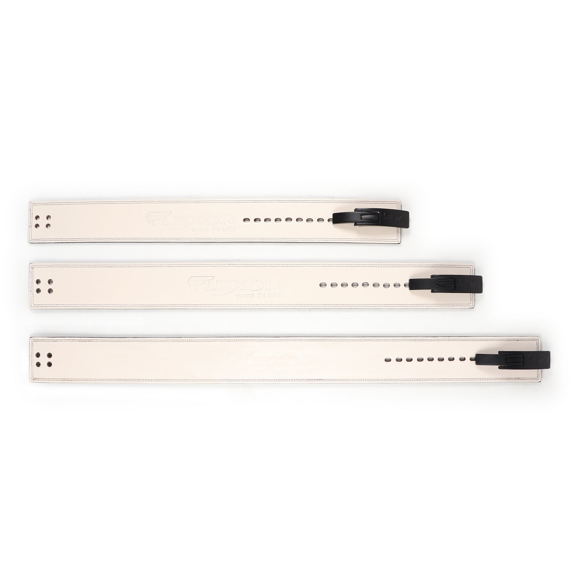 10mm White + Black Lifting Lever Belt