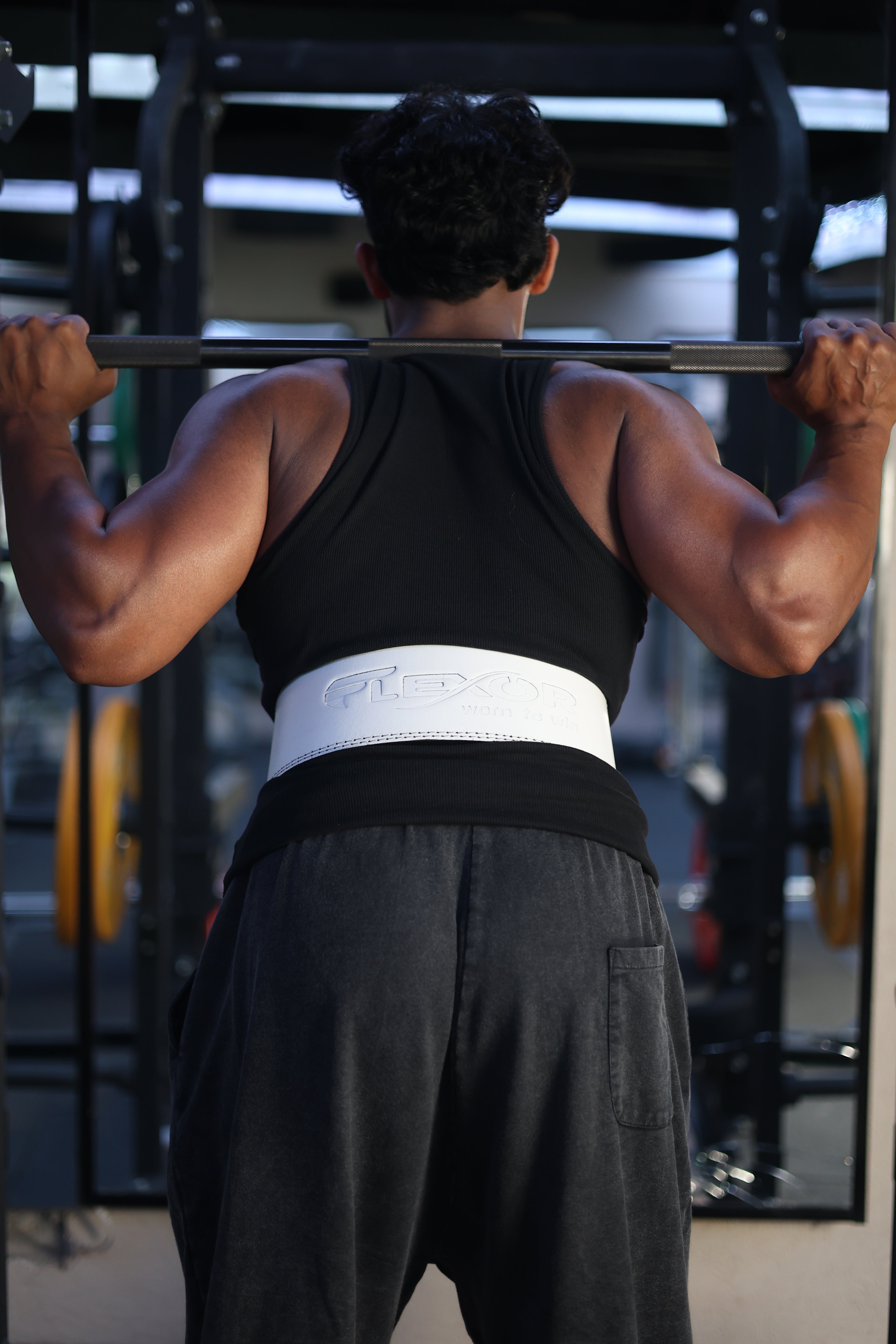 10mm Micro-Adjustable Lever Belt - White